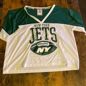 Victoria’s Secret Pink NY Jets jersey crop!